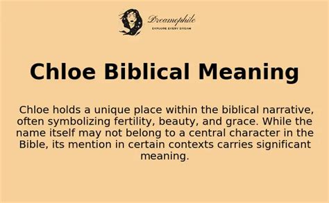 chloe in the bible|chloe in the bible meaning.